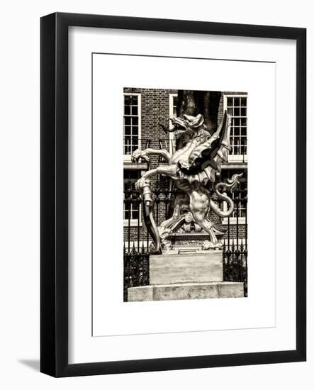 The Dragon Boundary Mark - City of London - UK - England - United Kingdom - Europe-Philippe Hugonnard-Framed Art Print