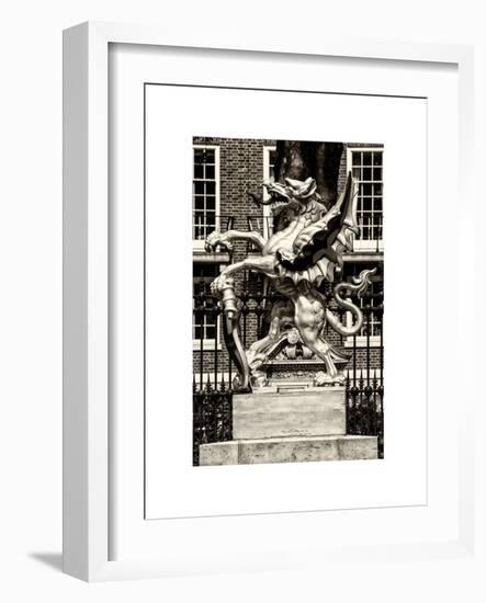 The Dragon Boundary Mark - City of London - UK - England - United Kingdom - Europe-Philippe Hugonnard-Framed Art Print