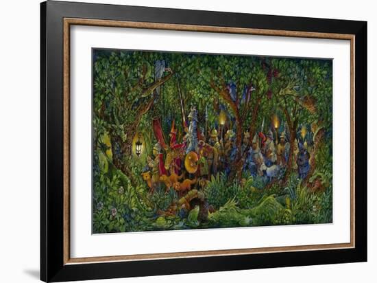 The Dragon Hunters-Bill Bell-Framed Giclee Print