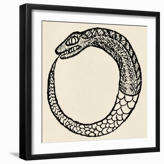 The Dragon Ouroboros, from La Magie Noire, France--Framed Giclee Print