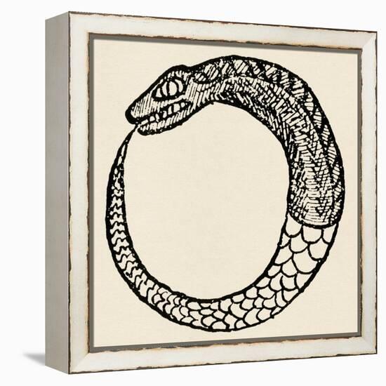 The Dragon Ouroboros, from La Magie Noire, France-null-Framed Premier Image Canvas