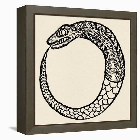 The Dragon Ouroboros, from La Magie Noire, France-null-Framed Premier Image Canvas