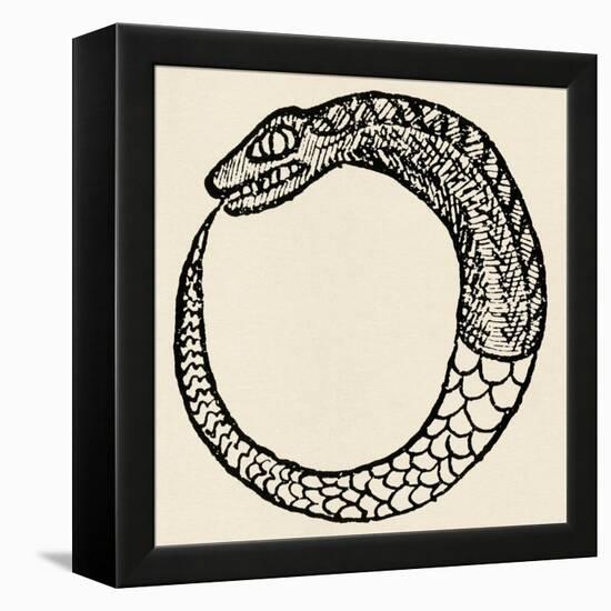 The Dragon Ouroboros, from La Magie Noire, France-null-Framed Premier Image Canvas
