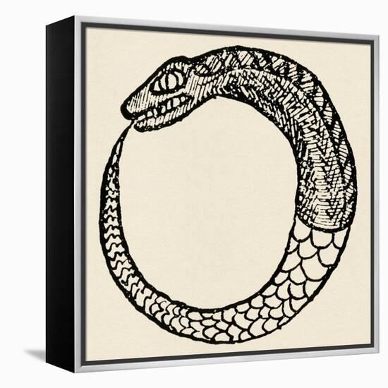The Dragon Ouroboros, from La Magie Noire, France-null-Framed Premier Image Canvas