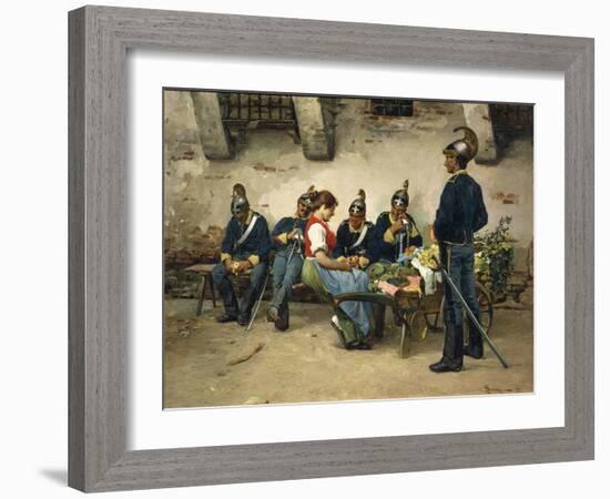 The Dragoons-Luigi Serena-Framed Giclee Print