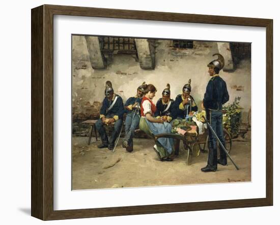 The Dragoons-Luigi Serena-Framed Giclee Print