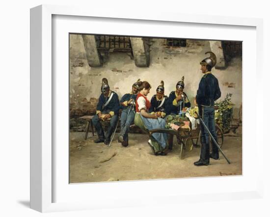 The Dragoons-Luigi Serena-Framed Giclee Print