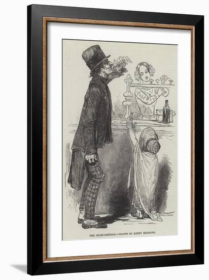 The Dram-Drinker-Joseph Kenny Meadows-Framed Giclee Print