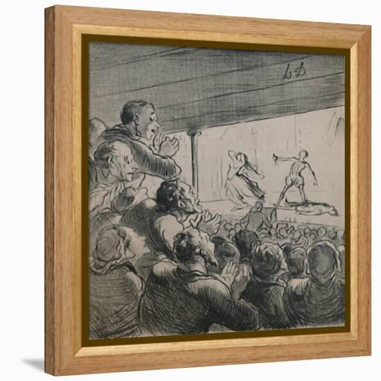 'The Drama', c.1860s,(1946)-Honore Daumier-Framed Premier Image Canvas