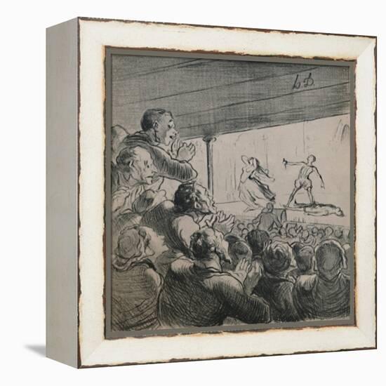 'The Drama', c.1860s,(1946)-Honore Daumier-Framed Premier Image Canvas