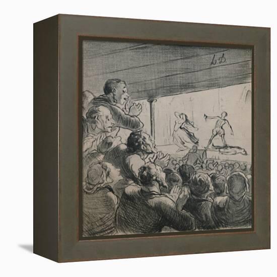 'The Drama', c.1860s,(1946)-Honore Daumier-Framed Premier Image Canvas