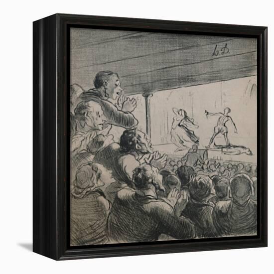 'The Drama', c.1860s,(1946)-Honore Daumier-Framed Premier Image Canvas