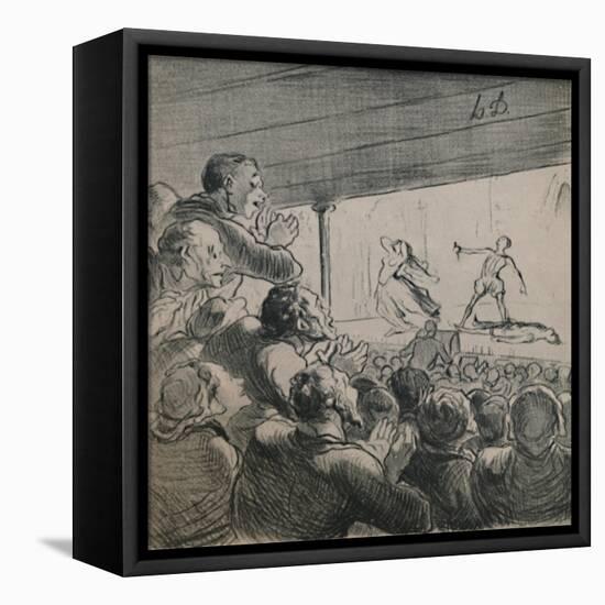 'The Drama', c.1860s,(1946)-Honore Daumier-Framed Premier Image Canvas