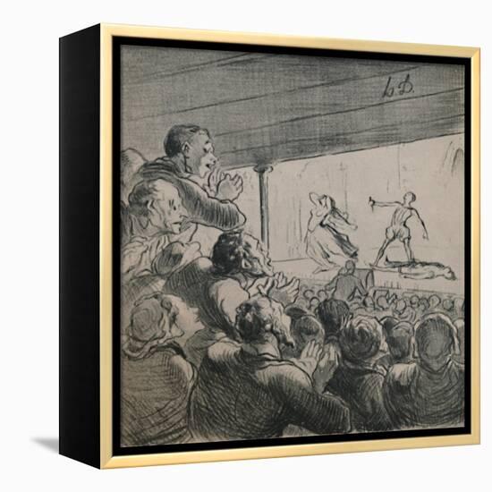 'The Drama', c.1860s,(1946)-Honore Daumier-Framed Premier Image Canvas