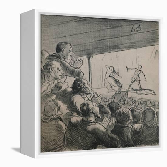 'The Drama', c.1860s,(1946)-Honore Daumier-Framed Premier Image Canvas