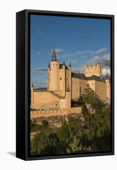 The Dramatic Fairy-Tail Towers of the Alcazar of Segovia, Castilla Y Leon, Spain, Europe-Martin Child-Framed Premier Image Canvas