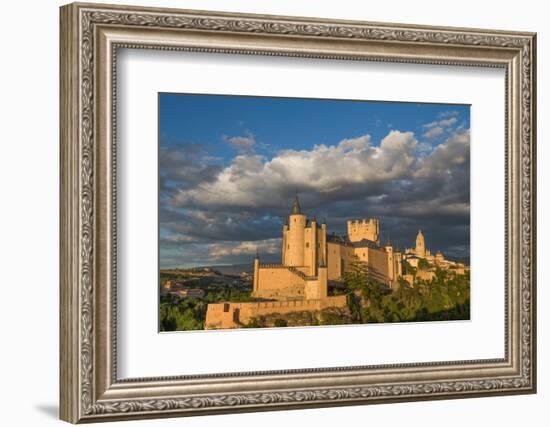 The Dramatic Fairy-Tail Towers of the Alcazar of Segovia, Castilla Y Leon, Spain, Europe-Martin Child-Framed Photographic Print