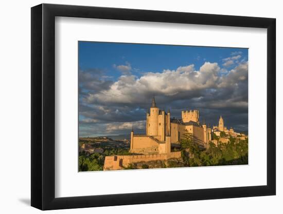 The Dramatic Fairy-Tail Towers of the Alcazar of Segovia, Castilla Y Leon, Spain, Europe-Martin Child-Framed Photographic Print