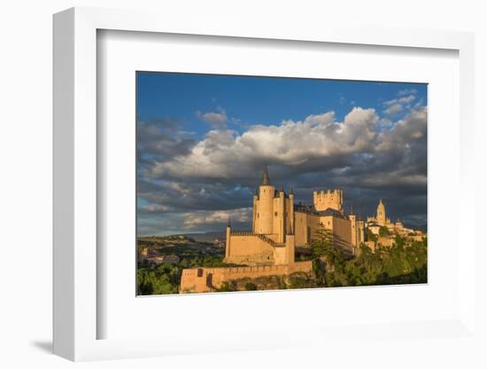 The Dramatic Fairy-Tail Towers of the Alcazar of Segovia, Castilla Y Leon, Spain, Europe-Martin Child-Framed Photographic Print