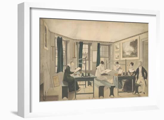 The Drawing Class, 1810-13-null-Framed Giclee Print