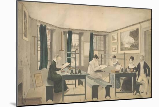 The Drawing Class, 1810-13-null-Mounted Giclee Print