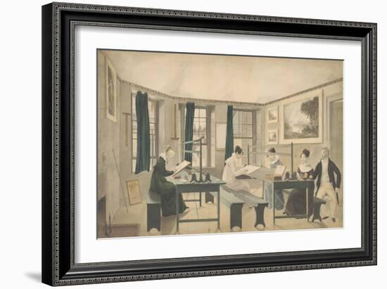 The Drawing Class, 1810-13-null-Framed Giclee Print