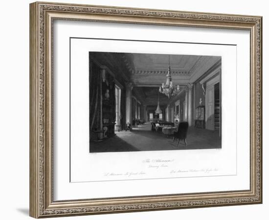 The Drawing Room, Athenæum, 19th Century-W Taylor-Framed Giclee Print