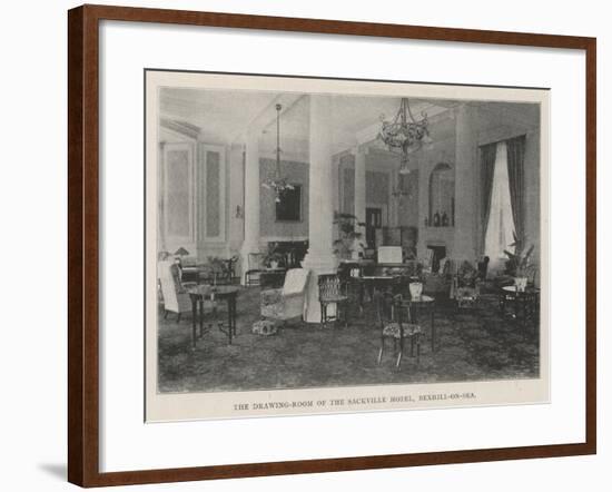 The Drawing-Room of the Sackville Hotel, Bexhill-On-Sea-null-Framed Giclee Print