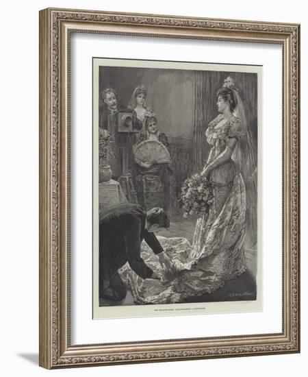 The Drawing-Room, Photographing a Debutante-Edward Frederick Brewtnall-Framed Giclee Print