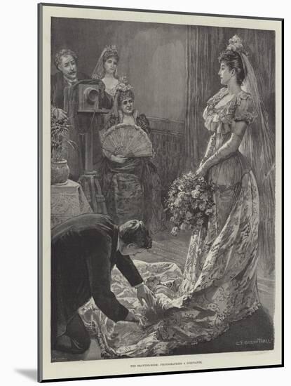 The Drawing-Room, Photographing a Debutante-Edward Frederick Brewtnall-Mounted Giclee Print