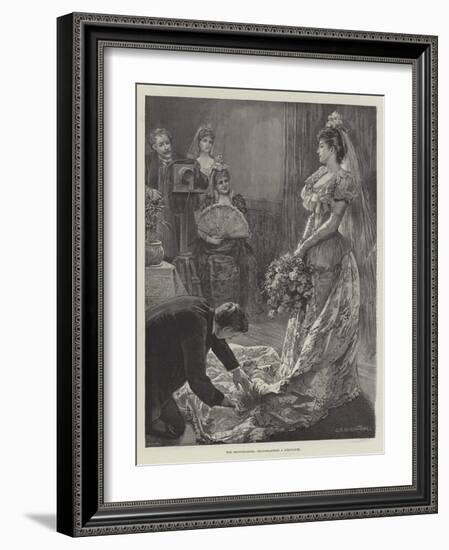 The Drawing-Room, Photographing a Debutante-Edward Frederick Brewtnall-Framed Giclee Print