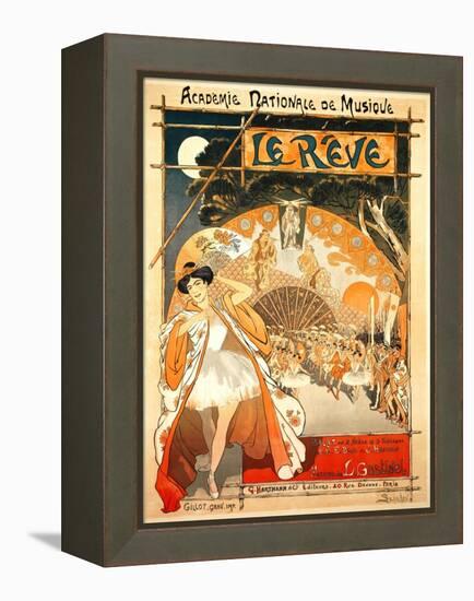 The Dream, 1891-Theophile Alexandre Steinlen-Framed Premier Image Canvas