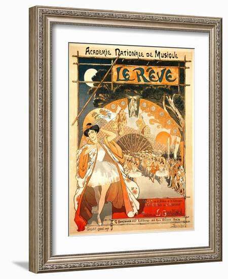 The Dream, 1891-Theophile Alexandre Steinlen-Framed Giclee Print