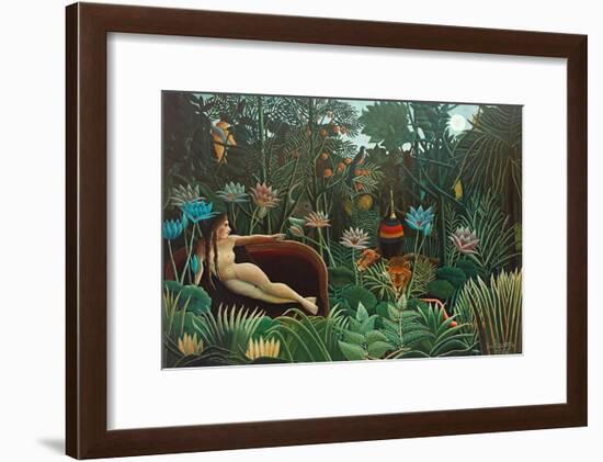 The Dream, 1910-Henri Rousseau-Framed Giclee Print