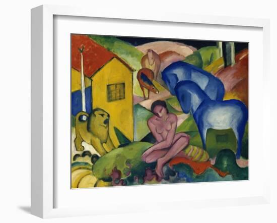 The Dream, 1912-Franz Marc-Framed Giclee Print