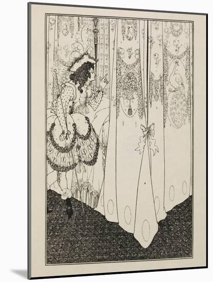 The Dream from a book of fifty drawings, 1899 drawing-Aubrey Beardsley-Mounted Giclee Print