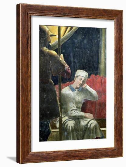 The Dream of Constantine, Completed 1464-Piero della Francesca-Framed Giclee Print