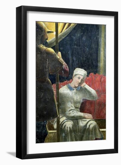 The Dream of Constantine, Completed 1464-Piero della Francesca-Framed Giclee Print