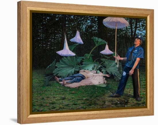 The Dream of Dr Belanushi, 2016-Aris Kalaizis-Framed Premier Image Canvas