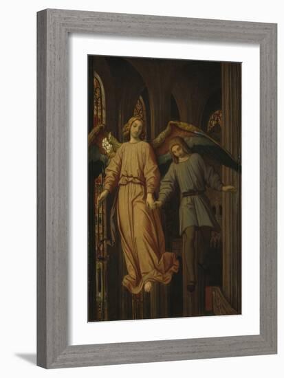 The Dream of Erwin Von Steinbach-Moritz Von Schwind-Framed Giclee Print