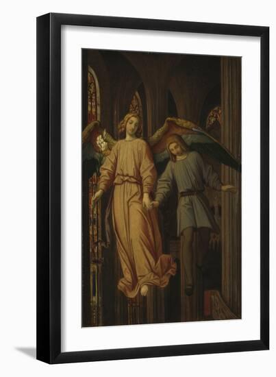 The Dream of Erwin Von Steinbach-Moritz Von Schwind-Framed Giclee Print