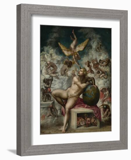 The Dream of Human Life, after 1533-Michelangelo Buonarroti-Framed Giclee Print