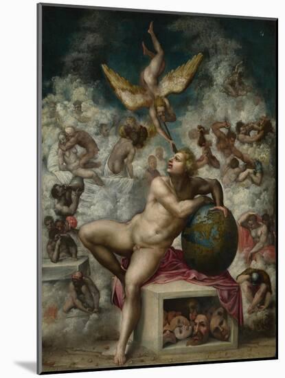 The Dream of Human Life, after 1533-Michelangelo Buonarroti-Mounted Giclee Print