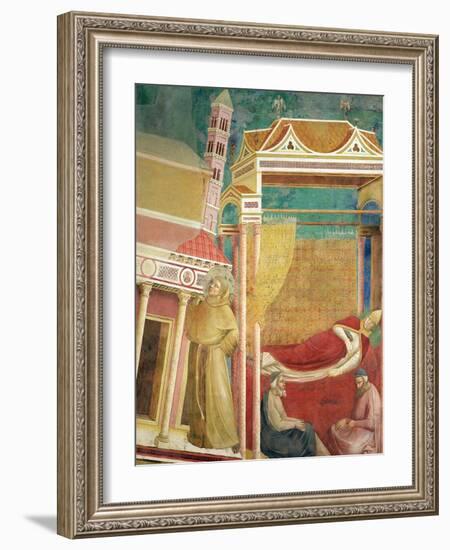 The Dream of Innocent III, 1297-99-Giotto di Bondone-Framed Giclee Print