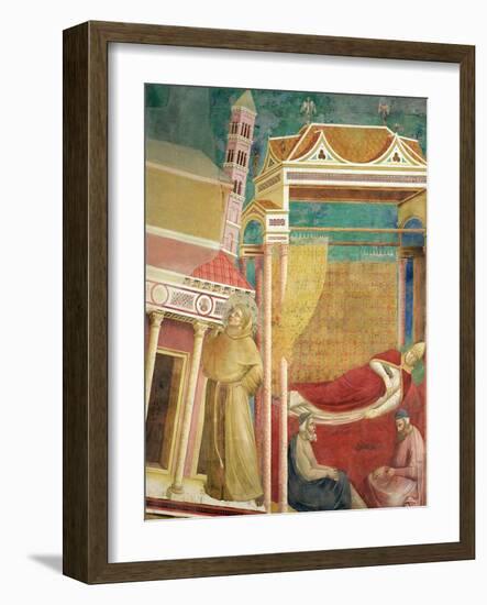 The Dream of Innocent III, 1297-99-Giotto di Bondone-Framed Giclee Print