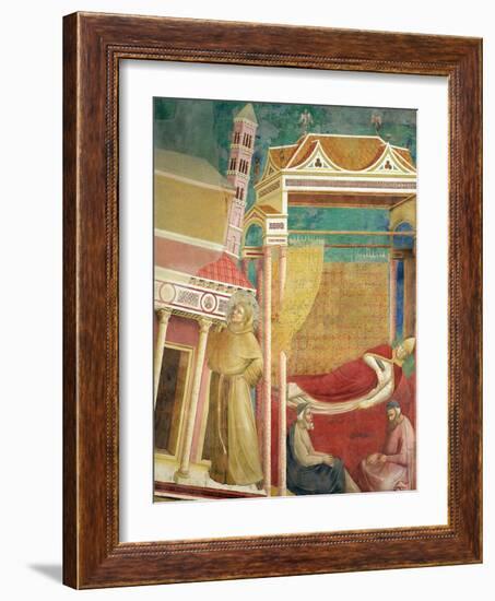 The Dream of Innocent III, 1297-99-Giotto di Bondone-Framed Giclee Print