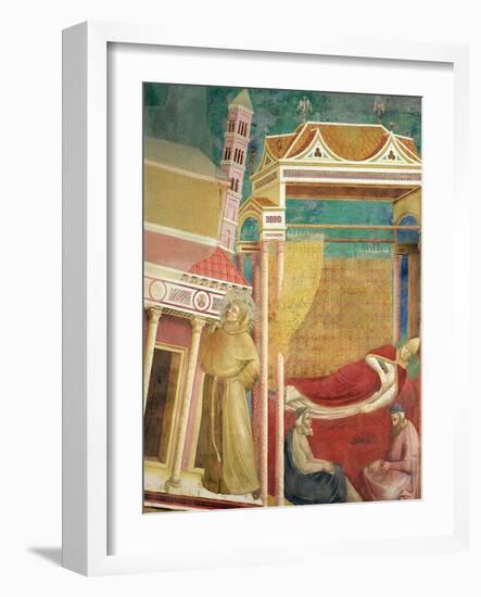 The Dream of Innocent III, 1297-99-Giotto di Bondone-Framed Giclee Print