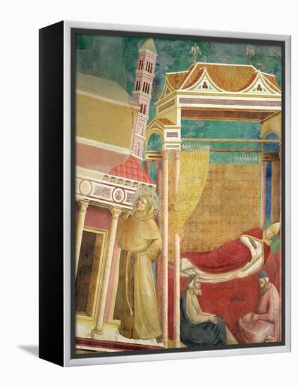 The Dream of Innocent III, 1297-99-Giotto di Bondone-Framed Premier Image Canvas