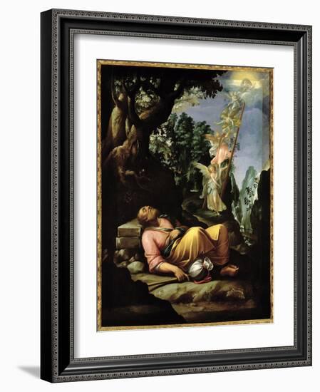 The Dream of Jacob-Alessandro Allori-Framed Giclee Print