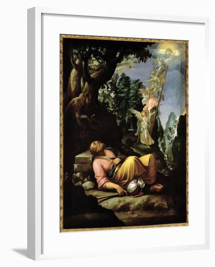 The Dream of Jacob-Alessandro Allori-Framed Giclee Print